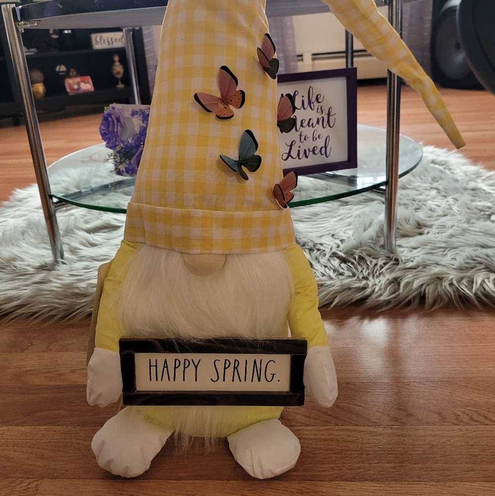 Happy Spring Rae Dunn gnome